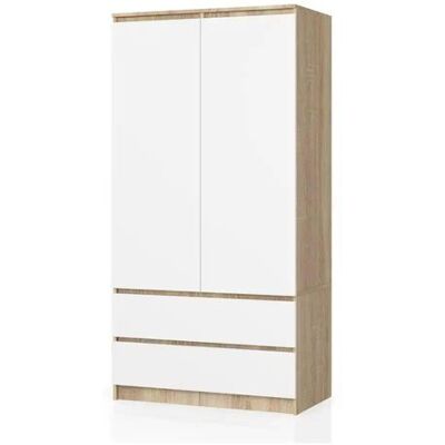 Höffner Oda Kleiderschrank - Praktisch, Bunt, 90cm Breit Höffner Oda Kleiderschrank - Praktisch, Bunt, 90cm Breit