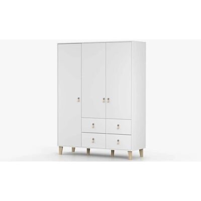 Höffner Drehtürenschrank mit Einlegeböden Frimley ¦ weiß ¦ Maße (cm): B: 150 H: 201,5 Höffner Drehtürenschrank mit Einlegeböden Frimley ¦ weiß ¦ Maße (cm): B: 150 H: 201,5