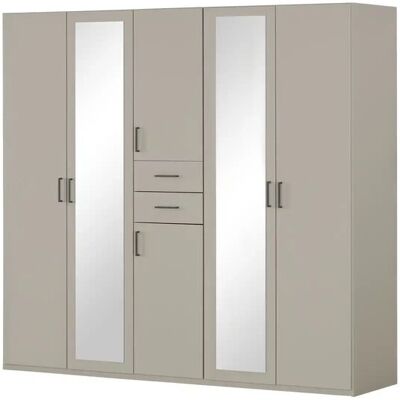 Höffner Drehtürenschrank Livingston ¦ beige ¦ Maße (cm): B: 225 H: 208 T: 58.0 Höffner Drehtürenschrank Livingston ¦ beige ¦ Maße (cm): B: 225 H: 208 T: 58.0