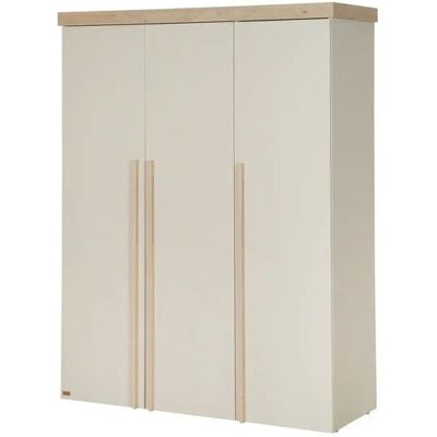 Höffner Kleiderschrank Elis ¦ beige ¦ Maße (cm): B: 138 H: 195 T: 52.5 Höffner Kleiderschrank Elis ¦ beige ¦ Maße (cm): B: 138 H: 195 T: 52.5