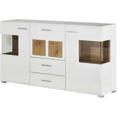 Höffner Sideboard Cortina ¦ weiß ¦ Maße (cm): B: 170 H: 94 T: 42.0 Höffner Sideboard Cortina ¦ weiß ¦ Maße (cm): B: 170 H: 94 T: 42.0