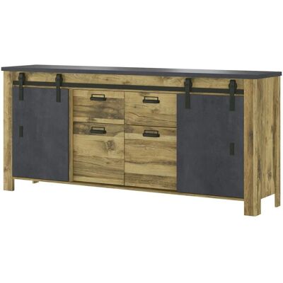 Höffner Sideboard Ledro ¦ holzfarben ¦ Maße (cm): B: 201 H: 91 T: 44.0 Höffner Sideboard Ledro ¦ holzfarben ¦ Maße (cm): B: 201 H: 91 T: 44.0