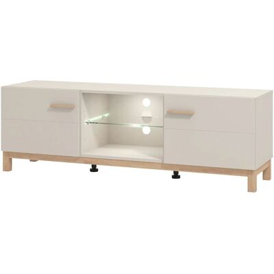 Höffner Lowboard Esperia ¦ beige ¦ Maße (cm): B: 154 H: 50,5 T: 41.5 Höffner Lowboard Esperia ¦ beige ¦ Maße (cm): B: 154 H: 50,5 T: 41.5