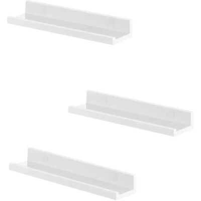 Höffner Wandboard 3er-Set ¦ weiß ¦ Maße (cm): B: 38 H: 5 Höffner Wandboard 3er-Set ¦ weiß ¦ Maße (cm): B: 38 H: 5