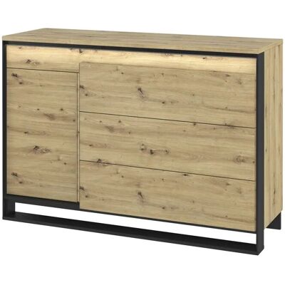Höffner Sideboard Borba ¦ holzfarben ¦ Maße (cm): B: 130 H: 91 T: 41.0 Höffner Sideboard Borba ¦ holzfarben ¦ Maße (cm): B: 130 H: 91 T: 41.0