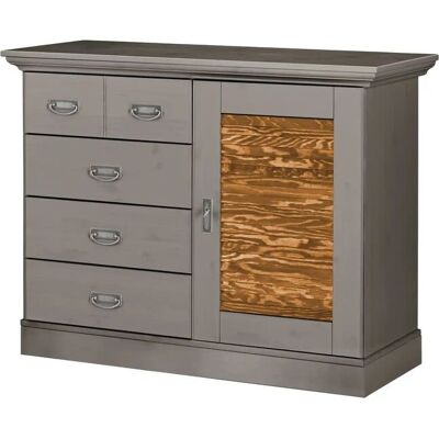 maison bleue Kommode Fancy ¦ grau ¦ Maße (cm): B: 118,5 H: 90,1 T: 48.0 maison bleue Kommode Fancy ¦ grau ¦ Maße (cm): B: 118,5 H: 90,1 T: 48.0