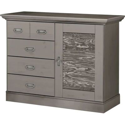 maison bleue Kommode Fancy ¦ grau ¦ Maße (cm): B: 118,5 H: 90,1 T: 48.0 maison bleue Kommode Fancy ¦ grau ¦ Maße (cm): B: 118,5 H: 90,1 T: 48.0
