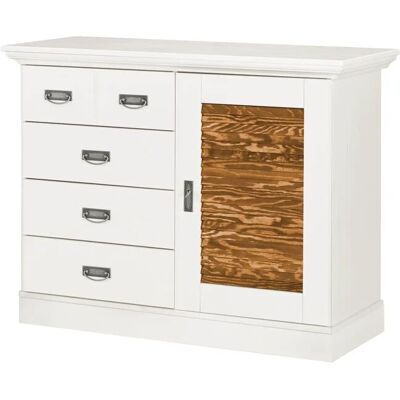 maison bleue Kommode Fancy ¦ weiß ¦ Maße (cm): B: 118,5 H: 90,1 T: 48.0 maison bleue Kommode Fancy ¦ weiß ¦ Maße (cm): B: 118,5 H: 90,1 T: 48.0