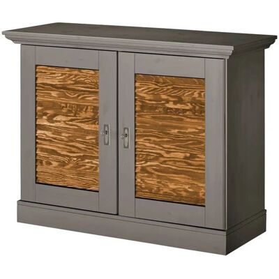maison bleue Sideboard Fancy ¦ grau ¦ Maße (cm): B: 118,5 H: 90,1 T: 48.0 maison bleue Sideboard Fancy ¦ grau ¦ Maße (cm): B: 118,5 H: 90,1 T: 48.0