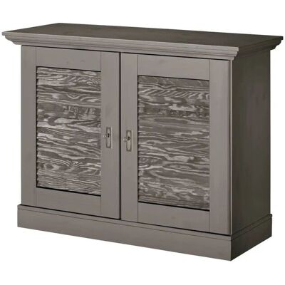 maison bleue Sideboard Fancy ¦ grau ¦ Maße (cm): B: 118,5 H: 90,1 T: 48.0 maison bleue Sideboard Fancy ¦ grau ¦ Maße (cm): B: 118,5 H: 90,1 T: 48.0