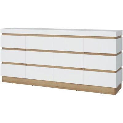 Sconto Calabria Weiß Sideboard - Sideboard Sconto Calabria Weiß Sideboard - Sideboard