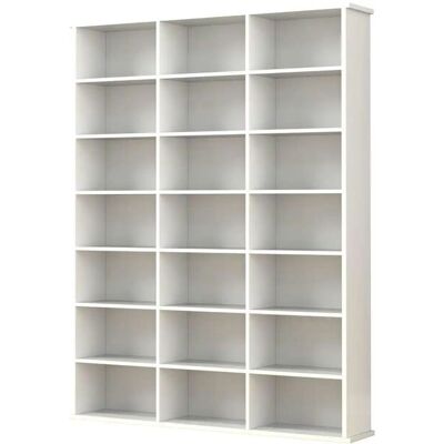 Höffner Standregal Megosa ¦ weiß ¦ Maße (cm): B: 105 H: 136 Höffner Standregal Megosa ¦ weiß ¦ Maße (cm): B: 105 H: 136