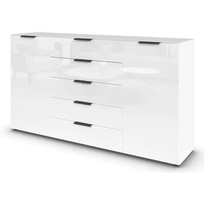 Höffner Sideboard Flipp ¦ weiß ¦ Maße (cm): B: 180 H: 99 Höffner Sideboard Flipp ¦ weiß ¦ Maße (cm): B: 180 H: 99