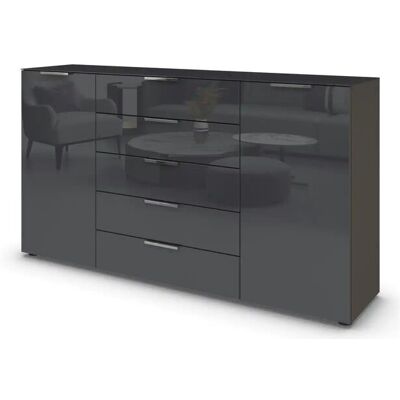 Höffner Sideboard Flipp ¦ schwarz ¦ Maße (cm): B: 180 H: 99 Höffner Sideboard Flipp ¦ schwarz ¦ Maße (cm): B: 180 H: 99