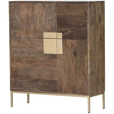 Höffner Sideboard Roxy ¦ braun ¦ Maße (cm): B: 100 H: 118 T: 38.0 Höffner Sideboard Roxy ¦ braun ¦ Maße (cm): B: 100 H: 118 T: 38.0
