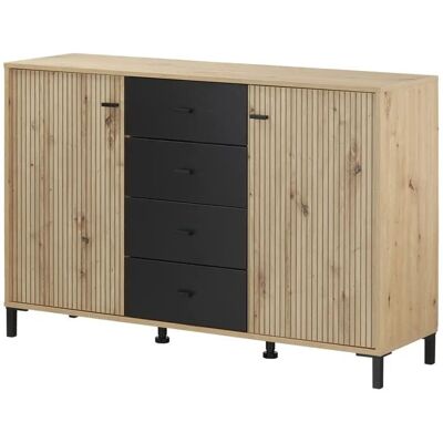 Höffner Sideboard Calvas ¦ holzfarben ¦ Maße (cm): B: 137,8 H: 90,2 T: 40.1 Höffner Sideboard Calvas ¦ holzfarben ¦ Maße (cm): B: 137,8 H: 90,2 T: 40.1