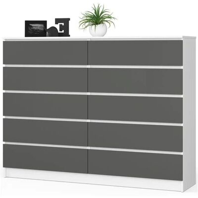 Höffner Kommode 160 cm breit Kate ¦ mehrfarbig ¦ Maße (cm): B: 160 H: 121 Höffner Kommode 160 cm breit Kate ¦ mehrfarbig ¦ Maße (cm): B: 160 H: 121