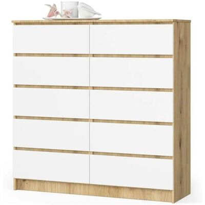 Höffner Kommode mit 10 Schubladen Kersten ¦ mehrfarbig ¦ Maße (cm): B: 120 H: 121 Höffner Kommode mit 10 Schubladen Kersten ¦ mehrfarbig ¦ Maße (cm): B: 120 H: 121
