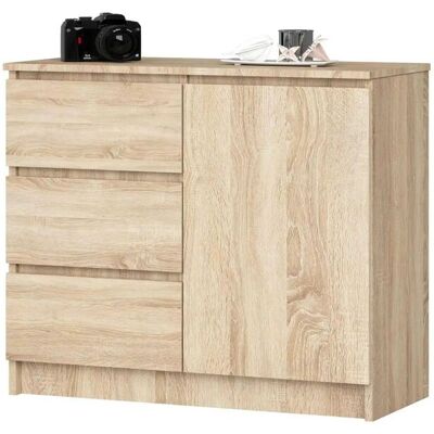 Höffner Kommode Kubra ¦ holzfarben ¦ Maße (cm): B: 80 H: 77 Höffner Kommode Kubra ¦ holzfarben ¦ Maße (cm): B: 80 H: 77