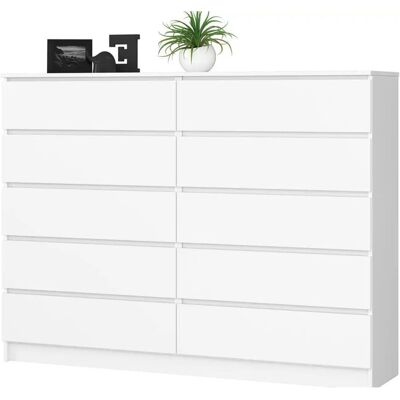 Höffner Kommode 160 cm breit Kate ¦ weiß ¦ Maße (cm): B: 160 H: 121 Höffner Kommode 160 cm breit Kate ¦ weiß ¦ Maße (cm): B: 160 H: 121