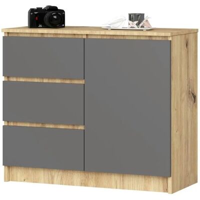 Höffner Kommode Kubra ¦ mehrfarbig ¦ Maße (cm): B: 80 H: 77 Höffner Kommode Kubra ¦ mehrfarbig ¦ Maße (cm): B: 80 H: 77