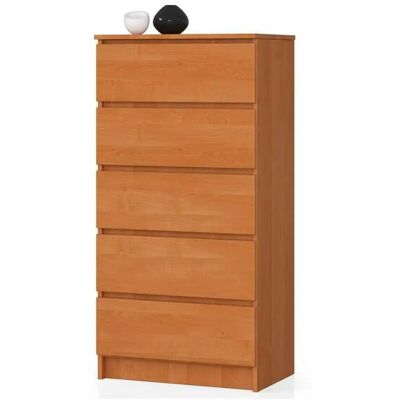 Höffner Kommode mit 5 Schubladen Kai ¦ braun ¦ Maße (cm): B: 60 H: 121 Höffner Kommode mit 5 Schubladen Kai ¦ braun ¦ Maße (cm): B: 60 H: 121