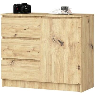 Höffner Kommode Kubra ¦ holzfarben ¦ Maße (cm): B: 80 H: 77 Höffner Kommode Kubra ¦ holzfarben ¦ Maße (cm): B: 80 H: 77