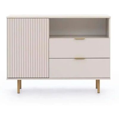 Höffner Sideboard Bianco ¦ beige ¦ Maße (cm): B: 107 H: 80 Höffner Sideboard Bianco ¦ beige ¦ Maße (cm): B: 107 H: 80