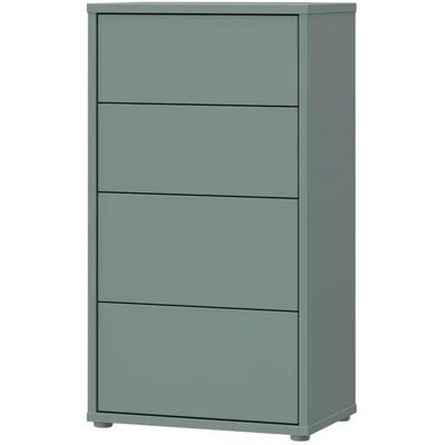 Höffner Kommode Bolognano ¦ grün ¦ Maße (cm): B: 54,8 H: 99,1 T: 34.9 Höffner Kommode Bolognano ¦ grün ¦ Maße (cm): B: 54,8 H: 99,1 T: 34.9