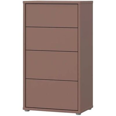 Höffner Kommode Bolognano ¦ rot ¦ Maße (cm): B: 54,8 H: 99,1 T: 34.9 Höffner Kommode Bolognano ¦ rot ¦ Maße (cm): B: 54,8 H: 99,1 T: 34.9