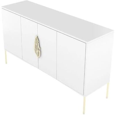 Höffner Sideboard Merlin ¦ weiß ¦ Maße (cm): B: 138 H: 79 Höffner Sideboard Merlin ¦ weiß ¦ Maße (cm): B: 138 H: 79