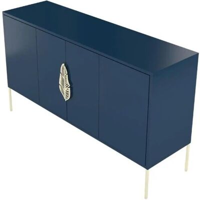 Höffner Sideboard Merlin ¦ blau ¦ Maße (cm): B: 138 H: 79 Höffner Sideboard Merlin ¦ blau ¦ Maße (cm): B: 138 H: 79
