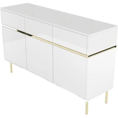Höffner Sideboard Marika ¦ weiß ¦ Maße (cm): B: 137,5 H: 85 Höffner Sideboard Marika ¦ weiß ¦ Maße (cm): B: 137,5 H: 85