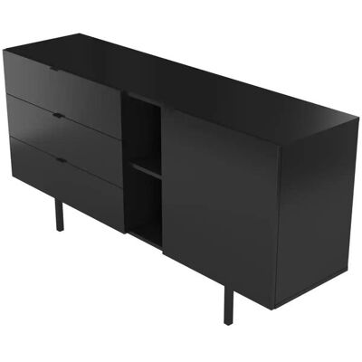 Höffner Sideboard My Way ¦ schwarz ¦ Maße (cm): B: 160 H: 80 Höffner Sideboard My Way ¦ schwarz ¦ Maße (cm): B: 160 H: 80