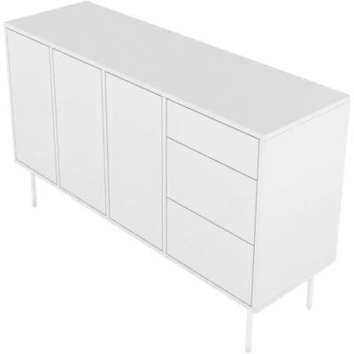 Höffner Sideboard Mirka ¦ weiß ¦ Maße (cm): B: 130 H: 78 Höffner Sideboard Mirka ¦ weiß ¦ Maße (cm): B: 130 H: 78