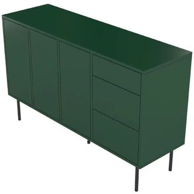 Höffner Sideboard Mirka ¦ grün ¦ Maße (cm): B: 130 H: 80 Höffner Sideboard Mirka ¦ grün ¦ Maße (cm): B: 130 H: 80