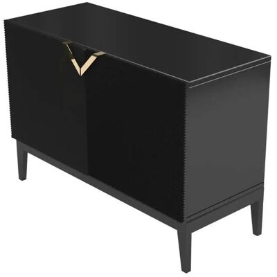 Höffner Sideboard Demi ¦ schwarz ¦ Maße (cm): B: 100,5 H: 70 Höffner Sideboard Demi ¦ schwarz ¦ Maße (cm): B: 100,5 H: 70