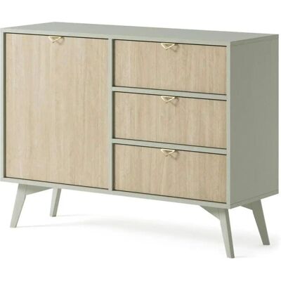 Höffner Sideboard Firr ¦ grün ¦ Maße (cm): B: 106,1 H: 80,6 Höffner Sideboard Firr ¦ grün ¦ Maße (cm): B: 106,1 H: 80,6