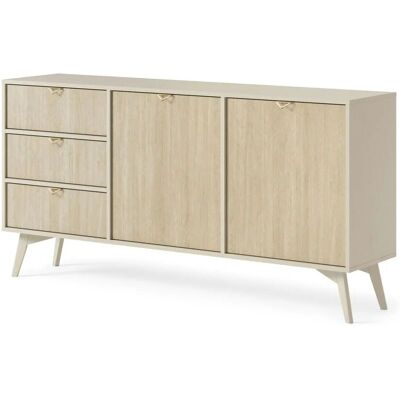 Höffner Sideboard Firr ¦ beige ¦ Maße (cm): B: 158,3 H: 80,6 Höffner Sideboard Firr ¦ beige ¦ Maße (cm): B: 158,3 H: 80,6