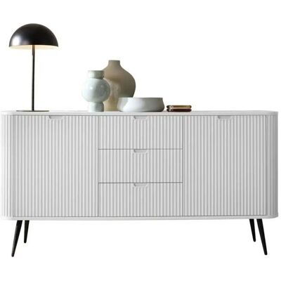 Höffner Sideboard Zova ¦ weiß ¦ Maße (cm): B: 168 H: 87 Höffner Sideboard Zova ¦ weiß ¦ Maße (cm): B: 168 H: 87