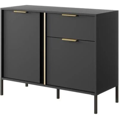 Höffner Sideboard Lars ¦ schwarz ¦ Maße (cm): B: 103 H: 81 Höffner Sideboard Lars ¦ schwarz ¦ Maße (cm): B: 103 H: 81