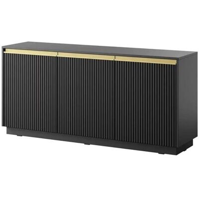 Höffner Sideboard Roy ¦ schwarz ¦ Maße (cm): B: 153,4 H: 71,6 Höffner Sideboard Roy ¦ schwarz ¦ Maße (cm): B: 153,4 H: 71,6
