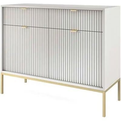 Höffner Sideboard Nova ¦ grau ¦ Maße (cm): B: 104 H: 83 Höffner Sideboard Nova ¦ grau ¦ Maße (cm): B: 104 H: 83