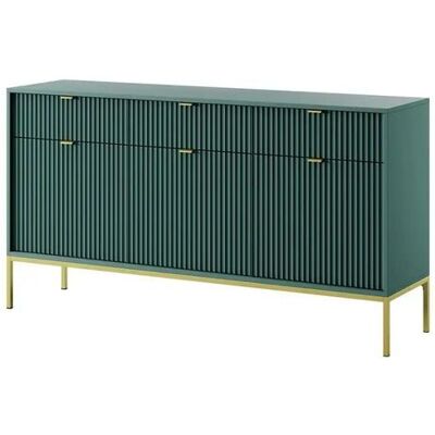 Höffner Sideboard Nova ¦ grün ¦ Maße (cm): B: 154 H: 83 Höffner Sideboard Nova ¦ grün ¦ Maße (cm): B: 154 H: 83