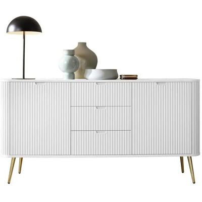 Höffner Sideboard Zova ¦ weiß ¦ Maße (cm): B: 168 H: 87 Höffner Sideboard Zova ¦ weiß ¦ Maße (cm): B: 168 H: 87