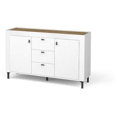 Höffner Sideboard Mossa ¦ weiß ¦ Maße (cm): B: 137 H: 84 Höffner Sideboard Mossa ¦ weiß ¦ Maße (cm): B: 137 H: 84