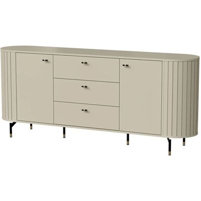 Höffner Sideboard Zante ¦ beige ¦ Maße (cm): B: 190 H: 81 Höffner Sideboard Zante ¦ beige ¦ Maße (cm): B: 190 H: 81