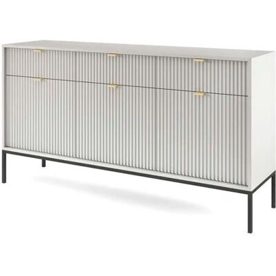 Höffner Sideboard Nova ¦ grau ¦ Maße (cm): B: 154 H: 83 Höffner Sideboard Nova ¦ grau ¦ Maße (cm): B: 154 H: 83