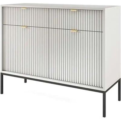 Höffner Sideboard Nova ¦ grau ¦ Maße (cm): B: 104 H: 83 Höffner Sideboard Nova ¦ grau ¦ Maße (cm): B: 104 H: 83