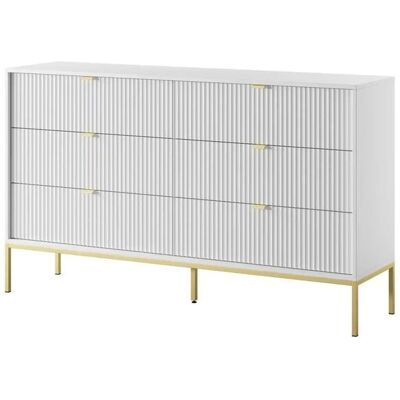Höffner Kommode Nova ¦ weiß ¦ Maße (cm): B: 154 H: 91 Höffner Kommode Nova ¦ weiß ¦ Maße (cm): B: 154 H: 91